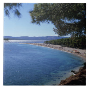 Kroatien, Brac Insel, Bol, Golden Cape Beach 2 Fliese