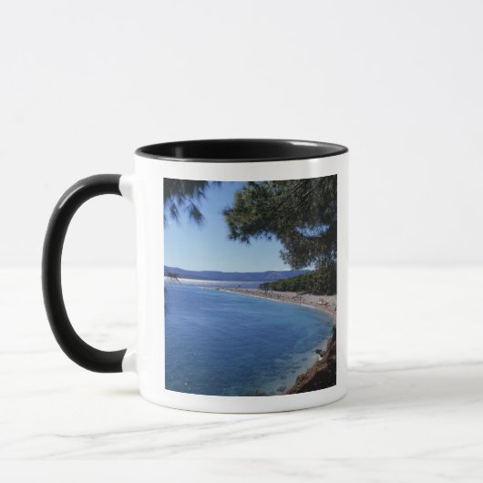 Kroatien, Brac Island, Bol, Golden Cape Beach 2 Tasse (Links)