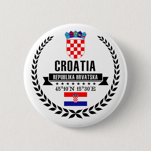 Kroatien Button (Vorderseite)