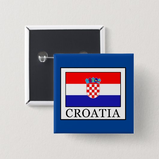 Kroatien Button (Vorne & Hinten)