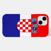 Kroatien Case-Mate iPhone Hülle (Rückseite (Horizontal))