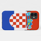 Kroatien Case-Mate iPhone Hülle (Rückseite (Horizontal))
