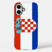 Kroatien Case-Mate iPhone Hülle (Rückseite)