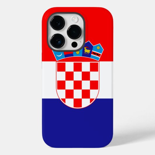 Kroatien Case-Mate iPhone Hülle (Rückseite)