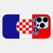 Kroatien Case-Mate iPhone Hülle (Rückseite (Horizontal))