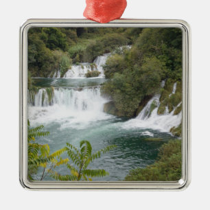 Kroatien, Dalmatien, Nationalpark Krka Falls Ornament Aus Metall