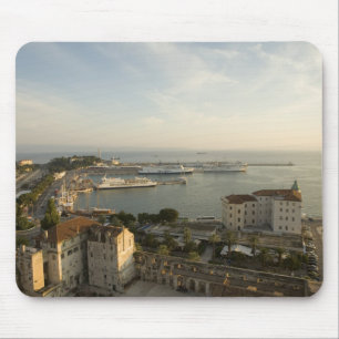 Kroatien, Dalmatien, Split. Blick auf die Riva Mousepad