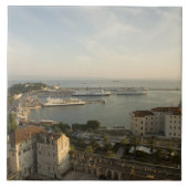 Kroatien, Dalmatien, Split. Sicht auf Riva Fliese (Vorderseite)