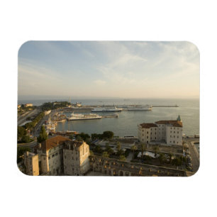 Kroatien, Dalmatien, Split. Sicht auf Riva Magnet
