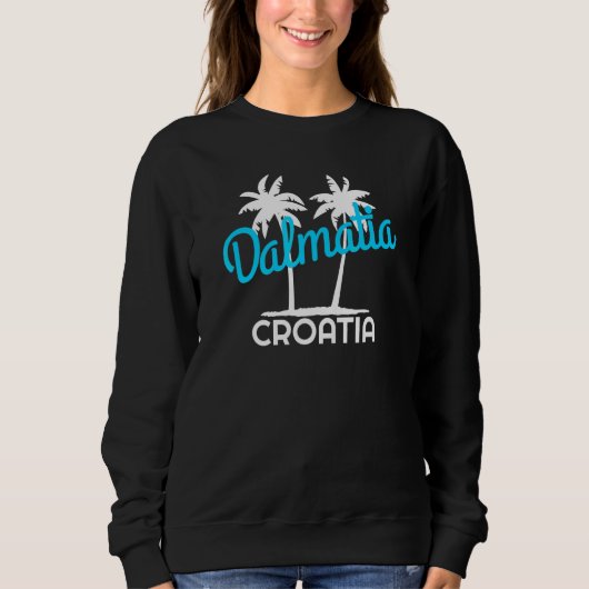 Kroatien Dalmatien Sweatshirt (Vorderseite)