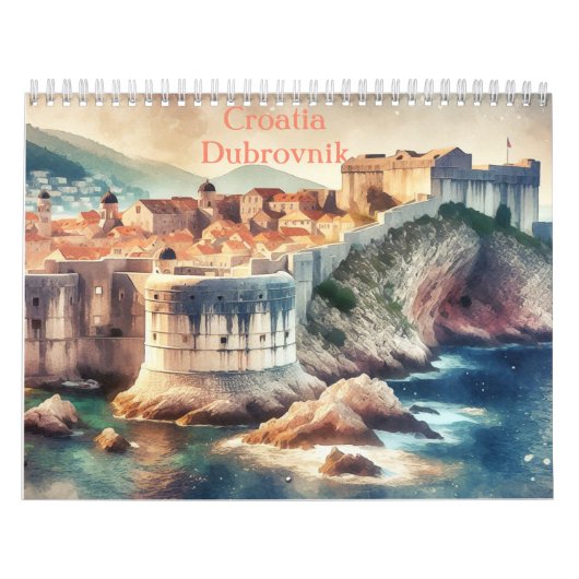 Kroatien Dubrovnik, Die kroatische Reise Kalender (Titelbild)