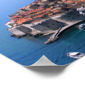 Kroatien - Dubrovnik - Poster (Ecke)