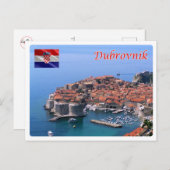 Kroatien - Dubrovnik - Postkarte (Vorne/Hinten)