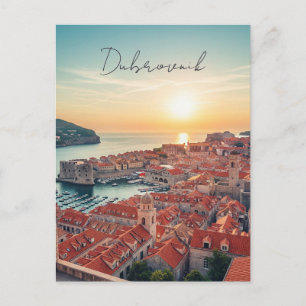 Kroatien Dubrovnik Reise Postkarte