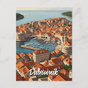 Kroatien Dubrovnik Reise Postkarte