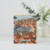 Kroatien Dubrovnik Reise Postkarte (Stehend Vorderseite)