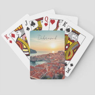 Kroatien Dubrovnik Reise Spielkarten