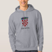 Kroatien-Emblem Hoodie (Vorderseite)