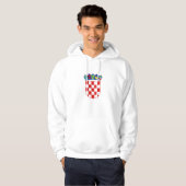 Kroatien-Emblem Hoodie (Vorne ganz)