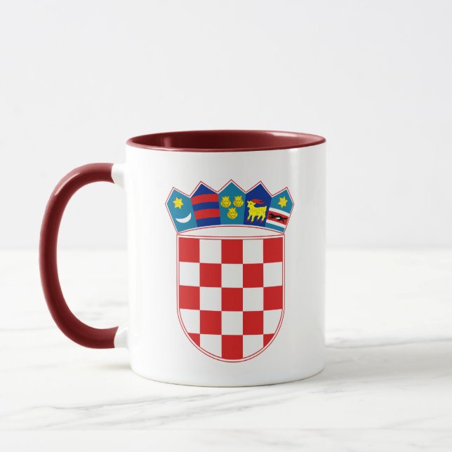 Kroatien-Emblem Tasse (Links)