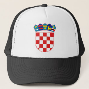 Kroatien-Emblem Truckerkappe