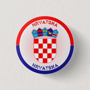 Kroatien-Erbe-Emblem Button