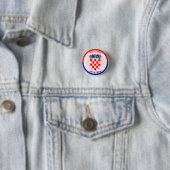 Kroatien-Erbe-Emblem Button (Beispiel)
