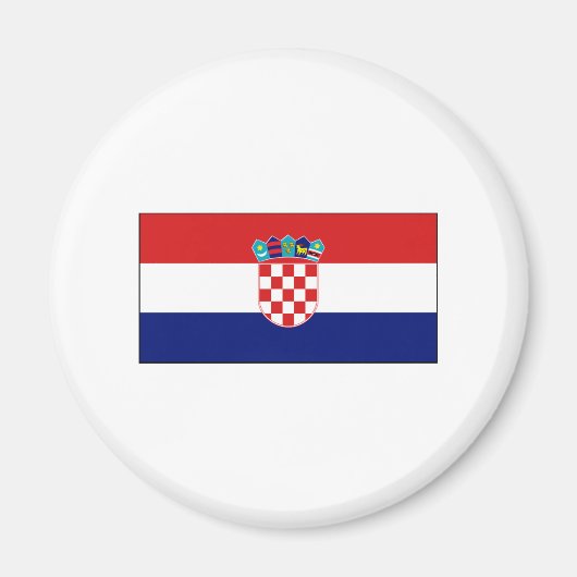 Kroatien FLAG International Magnet (Vorne)