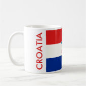 KROATIEN FLAG KAFFEETASSE (Links)
