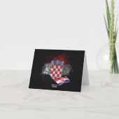Kroatien-Flagge (Rückseite)