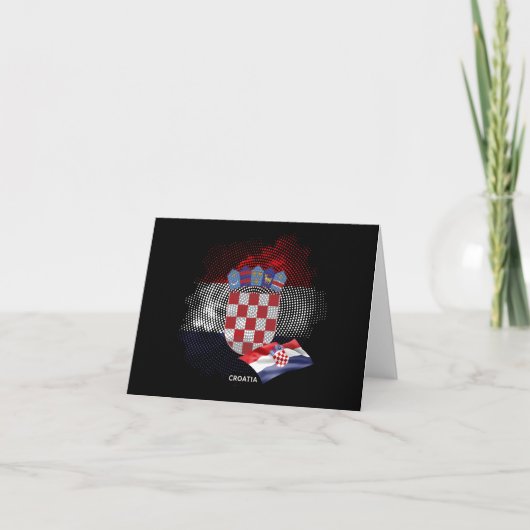 Kroatien-Flagge (Vorderseite)