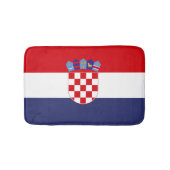 Kroatien-Flagge Badematte (Vorderseite)