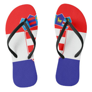 Kroatien-Flagge Badesandalen