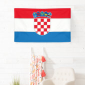 Kroatien-Flagge Banner (Insitu)