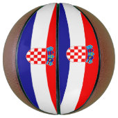 Kroatien-Flagge Basketball (Vertikal)