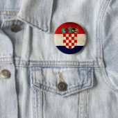 Kroatien-Flagge Button (Beispiel)