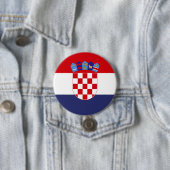 Kroatien-Flagge Button (Beispiel)