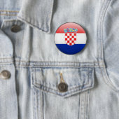 Kroatien-Flagge Button (Beispiel)