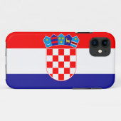 Kroatien-Flagge Case-Mate iPhone Hülle (Rückseite (Horizontal))