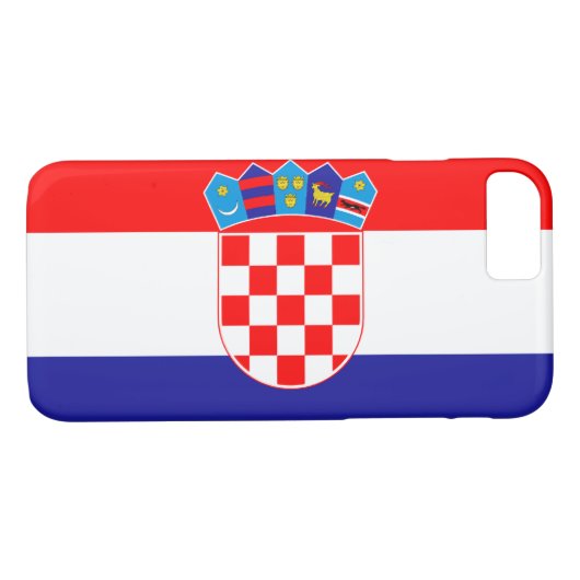 Kroatien-Flagge Case-Mate iPhone Hülle (Rückseite (Horizontal))