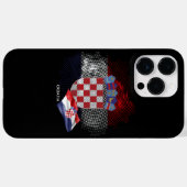 Kroatien-Flagge Case-Mate iPhone Hülle (Rückseite (Horizontal))