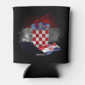 Kroatien-Flagge Dosenkühler (Vorderseite)