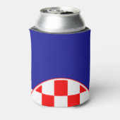Kroatien-Flagge Dosenkühler (Kanne Rückseite)
