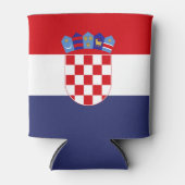 Kroatien-Flagge Dosenkühler (Vorderseite)