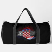 Kroatien-Flagge Duffle Bag (Vorderseite)