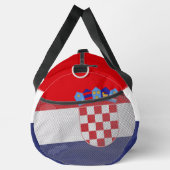 Kroatien-Flagge Duffle Bag (Rechts)