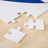 Kroatien-Flagge einfach Puzzle (Seite)