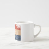 Kroatien-Flagge Espressotasse (Rechts)