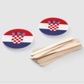 Kroatien-Flagge Fächer (Non-assembled)