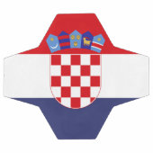 Kroatien-Flagge Fußball (Flach)
